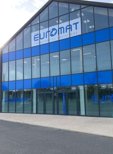 Projet signalétique et décoration EUROMAT