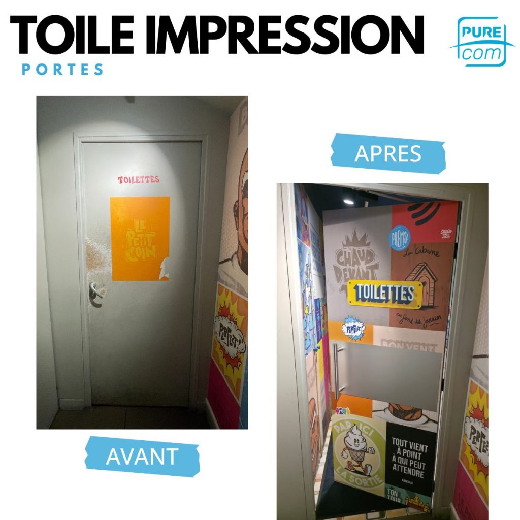 Toile imprimée sur-mesure