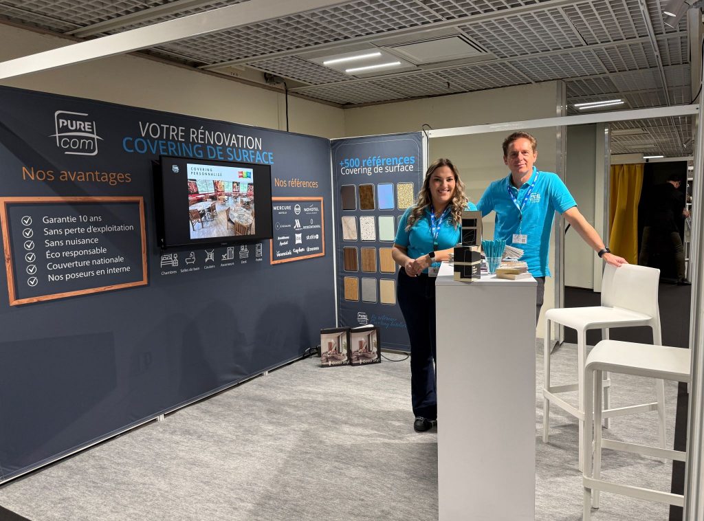 PURE COM au salon Hôtel & Restaurant Meetings 2026 à Cannes