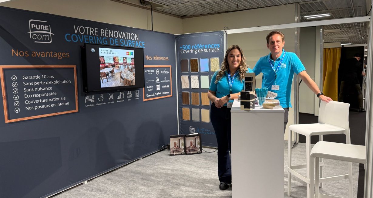 PURE COM au salon Hôtel & Restaurant Meetings 2026 à Cannes