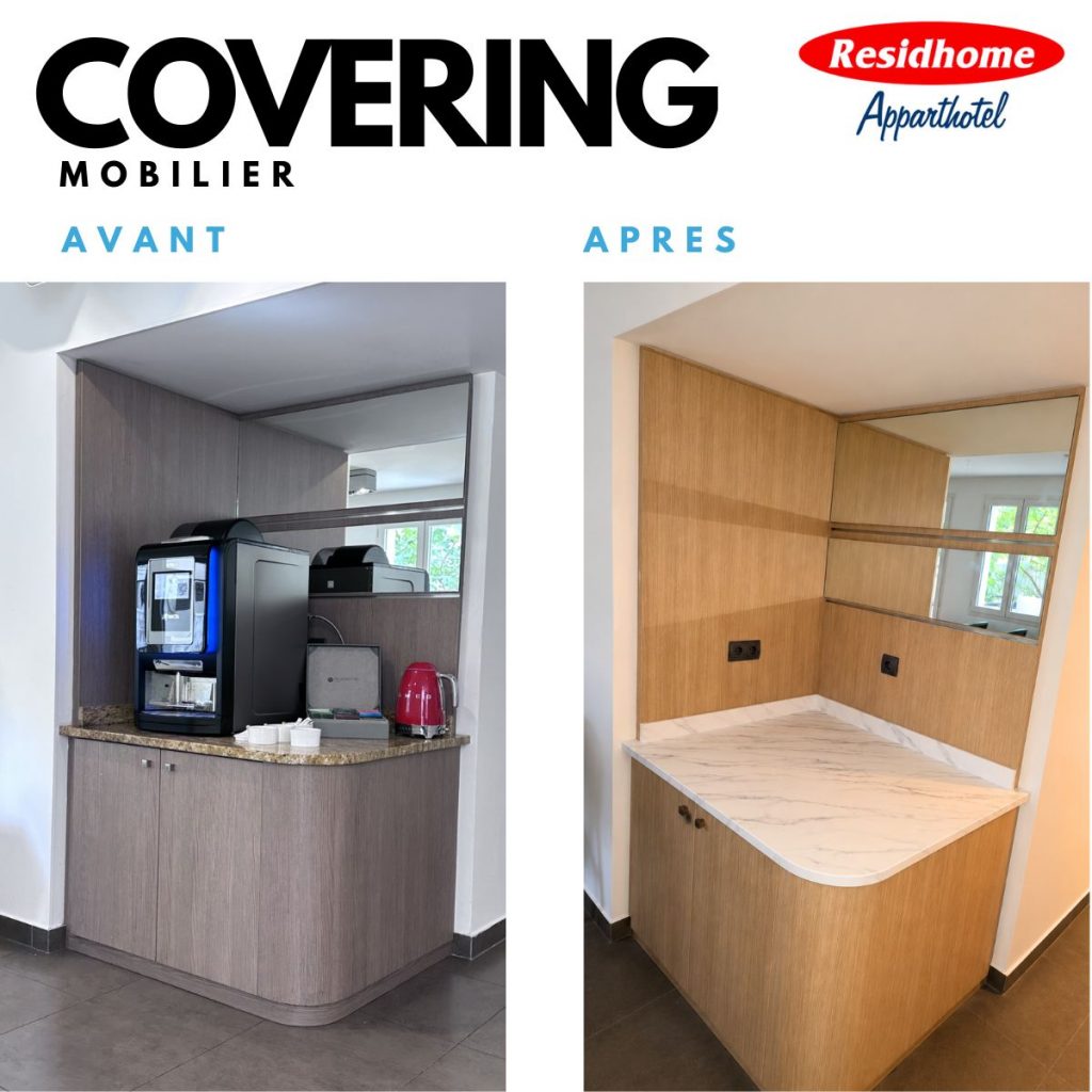 Covering d'ascenseurs et de mobilier hôtelier